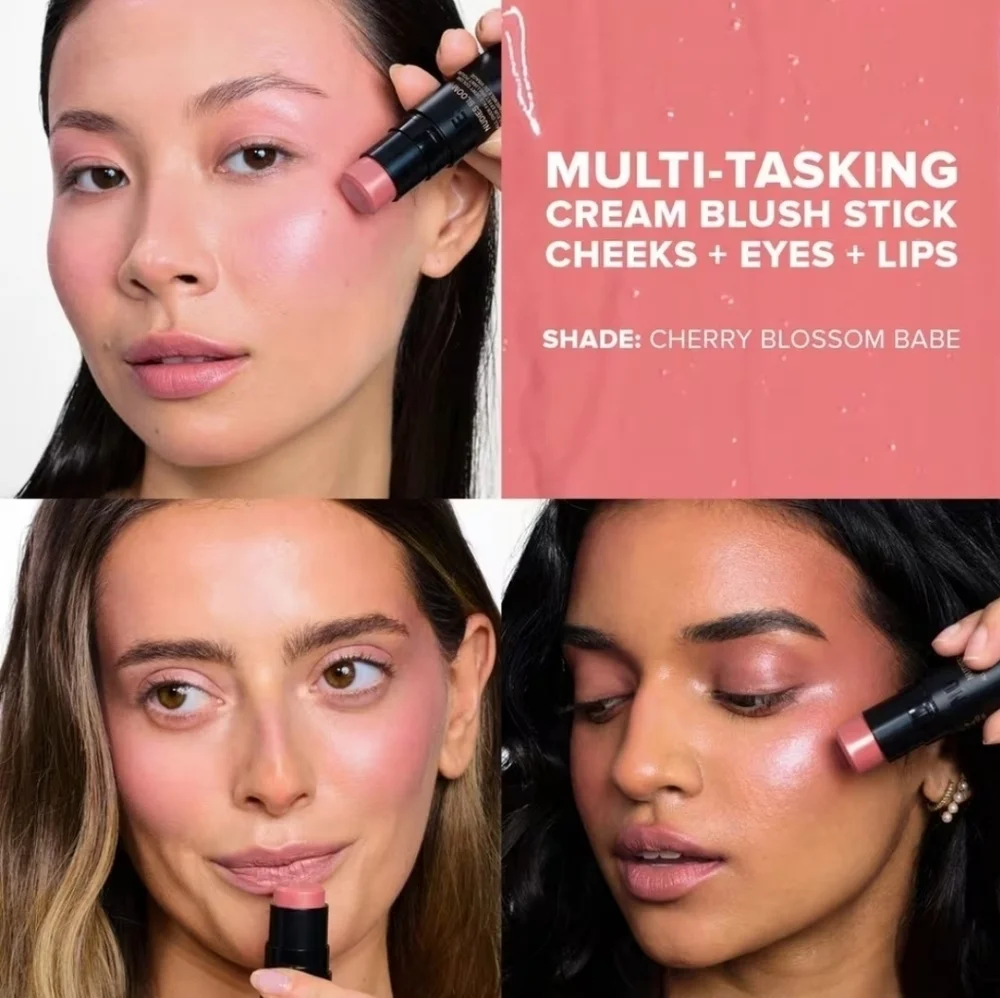 Nudestix CHERRY BLOSSOM BABE Nudies Bloom All Over Face Dewy Color | NEW